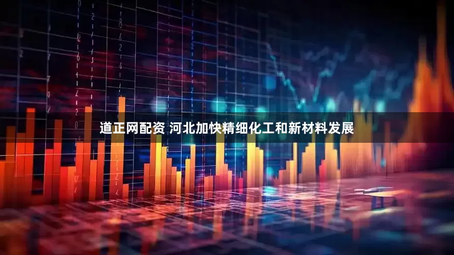 道正网配资 河北加快精细化工和新材料发展